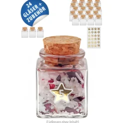 Adventskalender-Set 'Korkenglas Cubi'