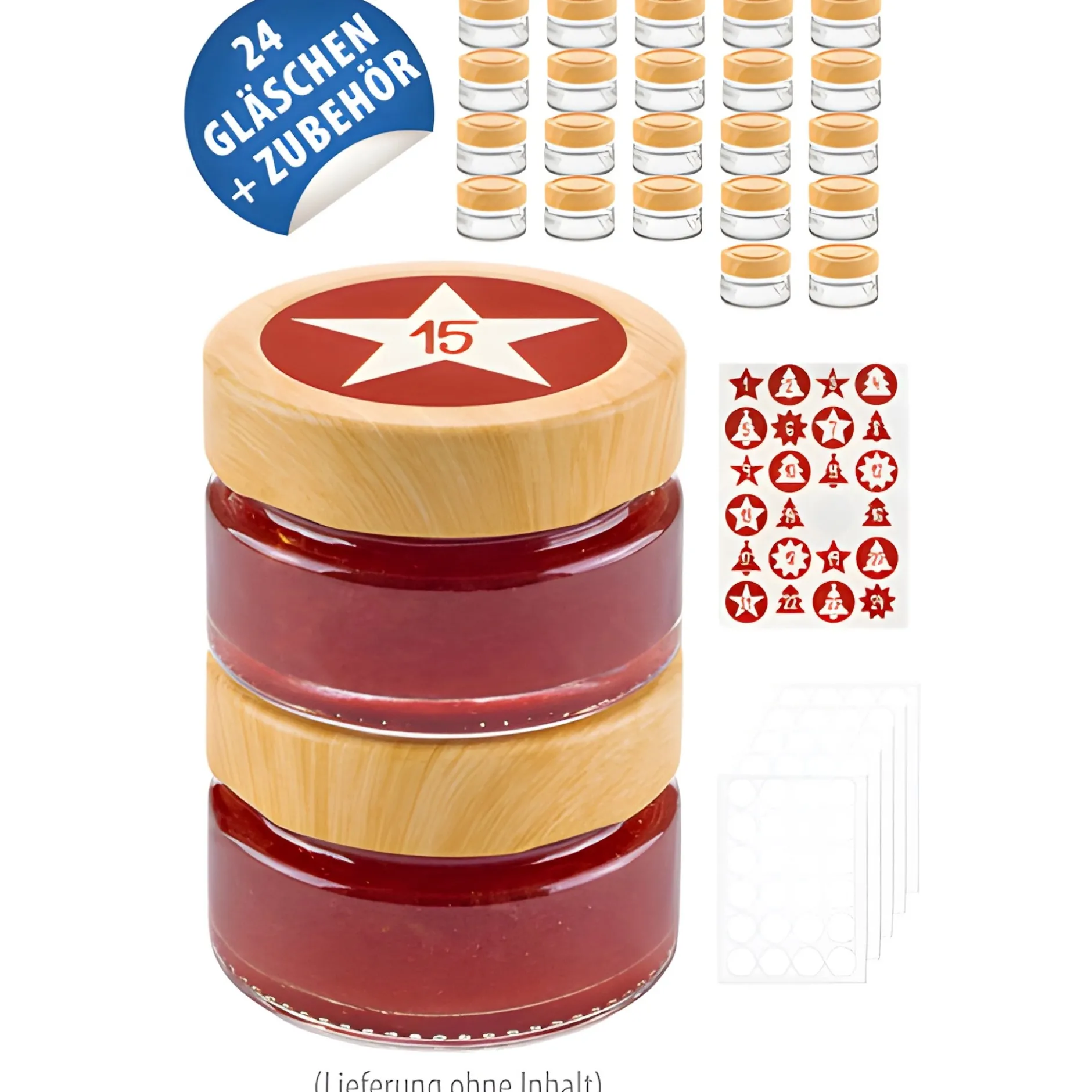 Adventskalender-Set 'Stapelglas' 2.0