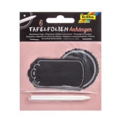 Anhänger 'Tafelfolien' mit Specksteinstift, 7-teilig