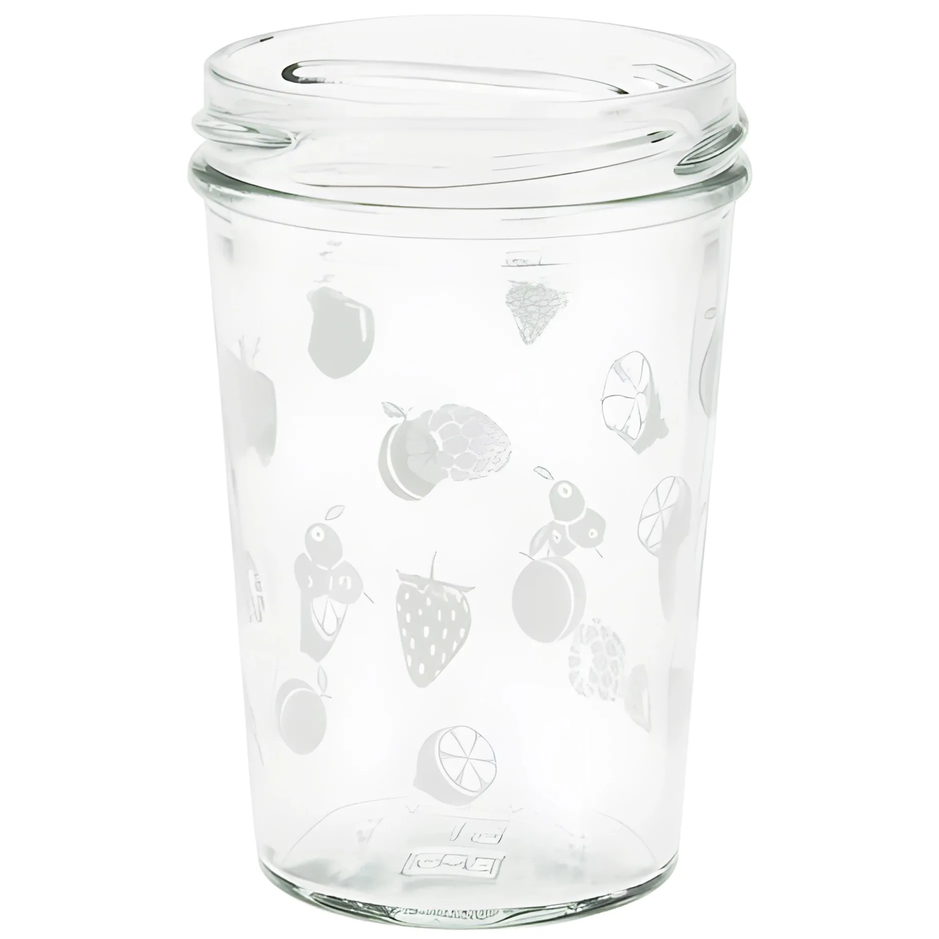 Becherglas 150 ml TO 66 'Obst weiß'