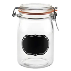 Bügelglas 'Ermetico' 1000 ml mit Tafel