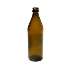 Bierflasche 500 ml braun mit Kronkorkenmündung Typ B