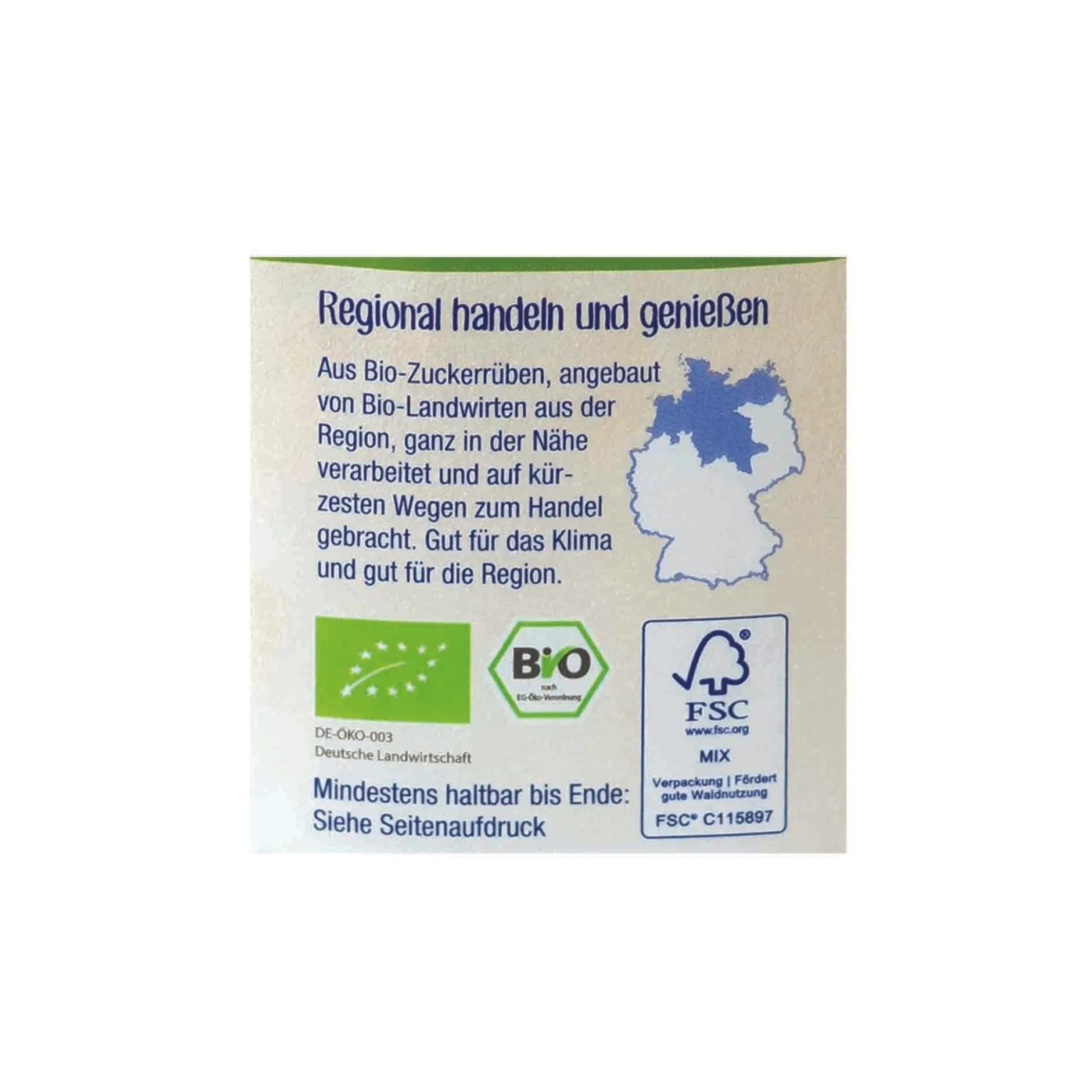 Bio-Gelierzucker 1:1, 1 kg
