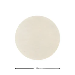 Deckchen 150 mm natur rund