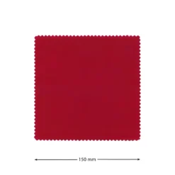 Deckchen 150 mm rot