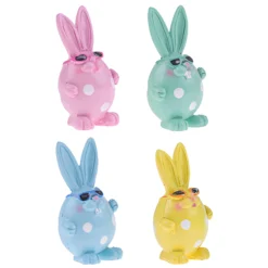 Deko-Figuren 'Ostereier-Hasen' 6 cm, 4 Stück