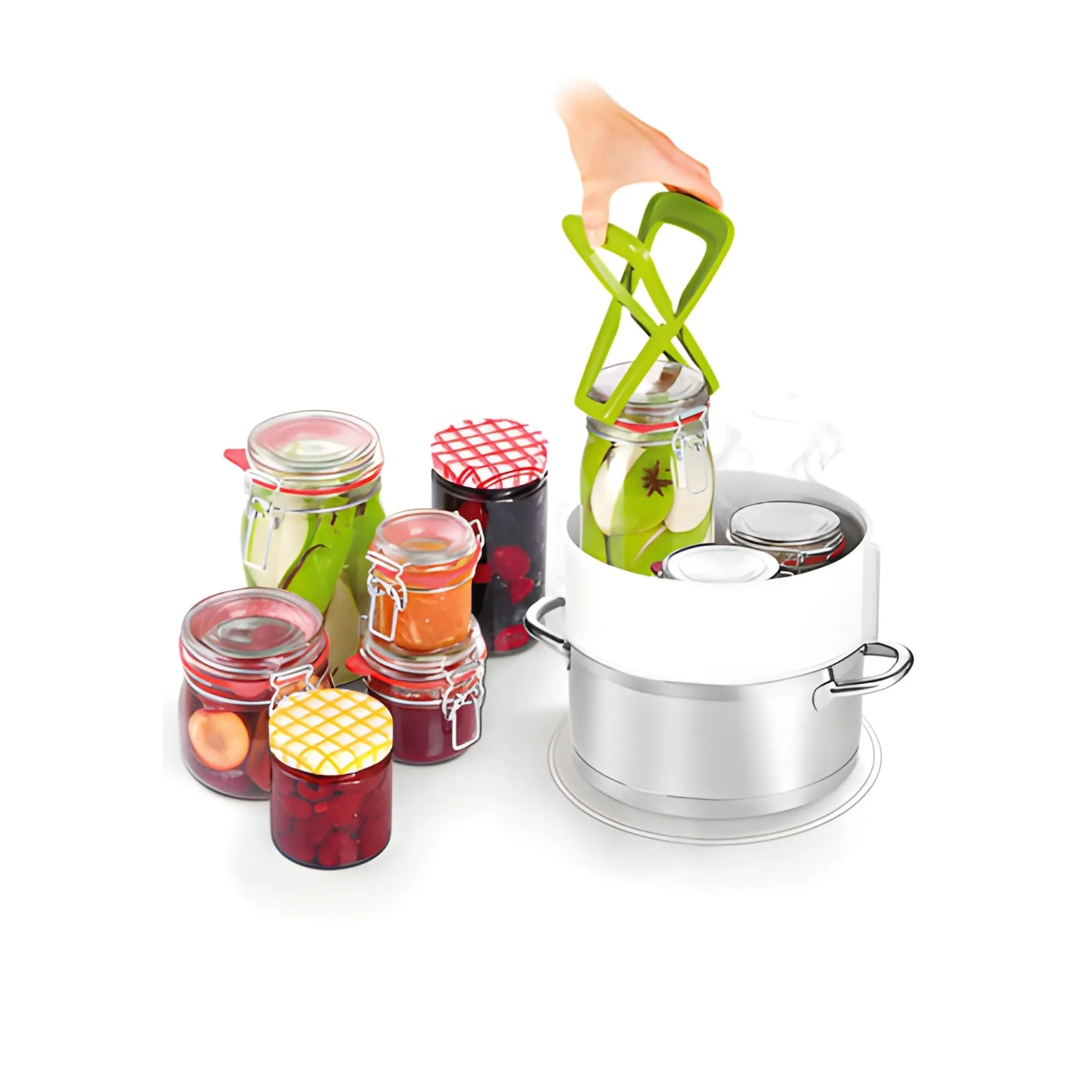 Einkoch-Set Ø 24 cm 'Della Casa' mit Thermometer