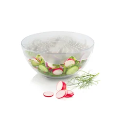 Elastische Silikon-Deckel '4Food' Ø 17 und 23 cm, 2er Set