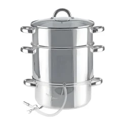 Entsafter 7 Liter Edelstahl ELO