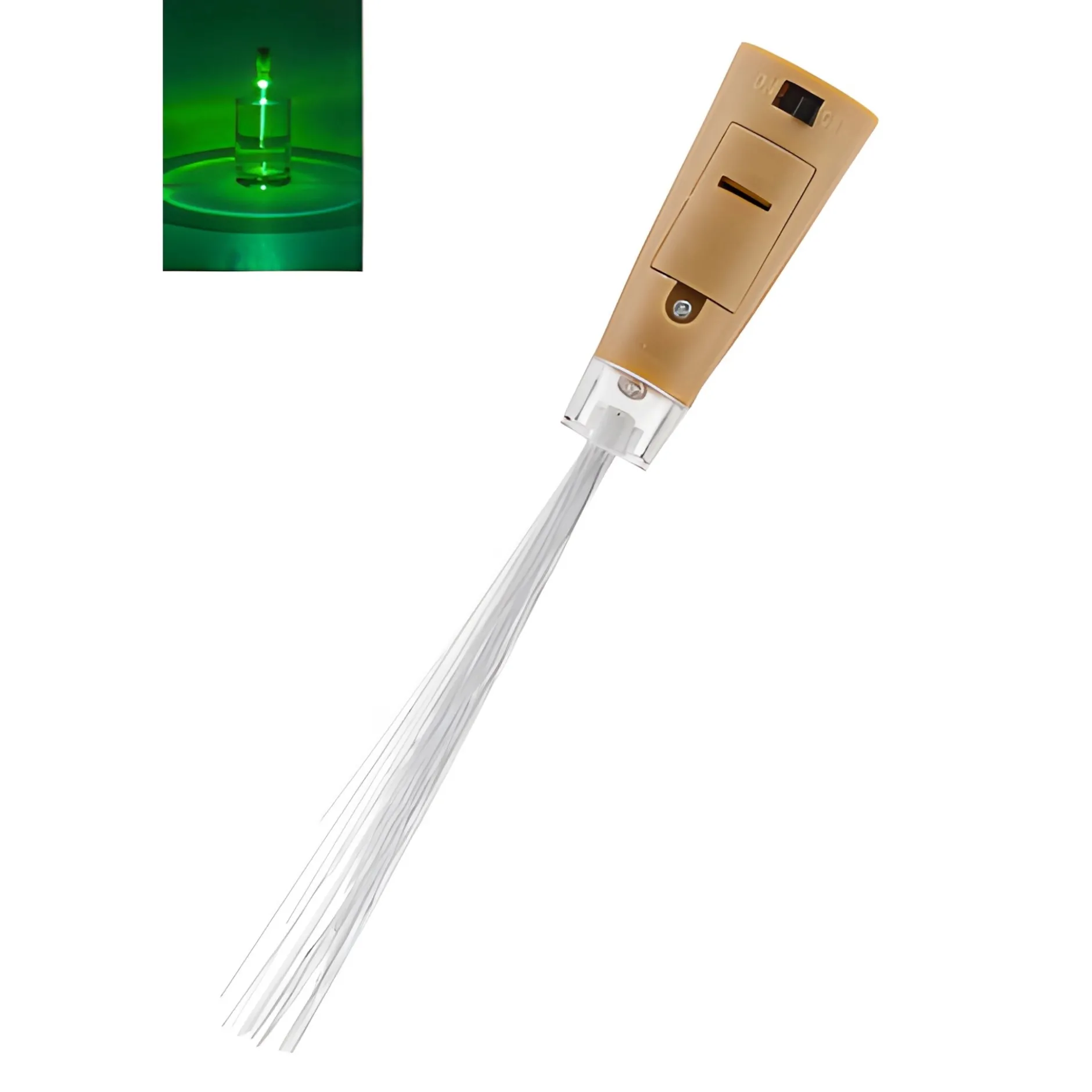 Flaschenlicht LED mit Fiberglas / Farbwechsel
