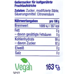 Fruchtaufstrich 1-2-3, 163 g + 25 % gratis