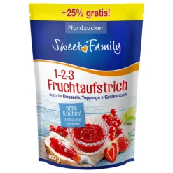 Fruchtaufstrich 1-2-3, 163 g + 25 % gratis