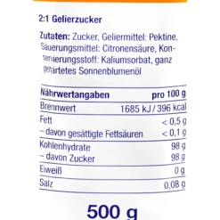 Gelierzucker 2:1, 500 g