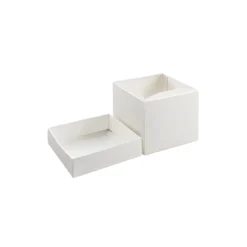 Geschenkbox 100 x 100 x 90 mm weiß