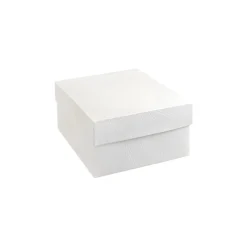 Geschenkbox 140 x 140 x 80 mm weiß