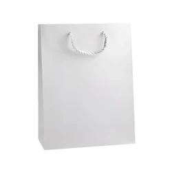 Geschenktüte weiß, mittel
