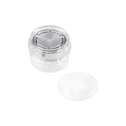 Gewürzmühle transparent mit Edelstahlmahlwerk