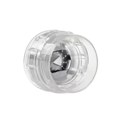 Gewürzmühle transparent mit Edelstahlmahlwerk