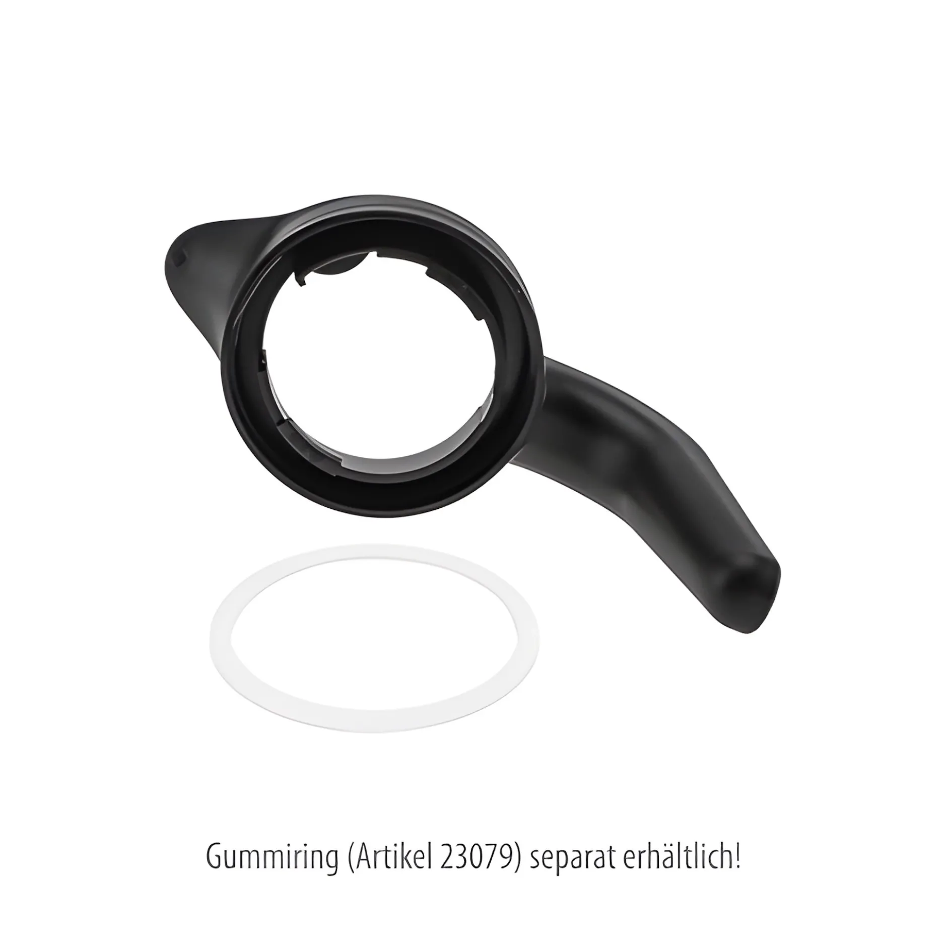 Gießaufsatz für Schraubglas 'Flexy', schwarz