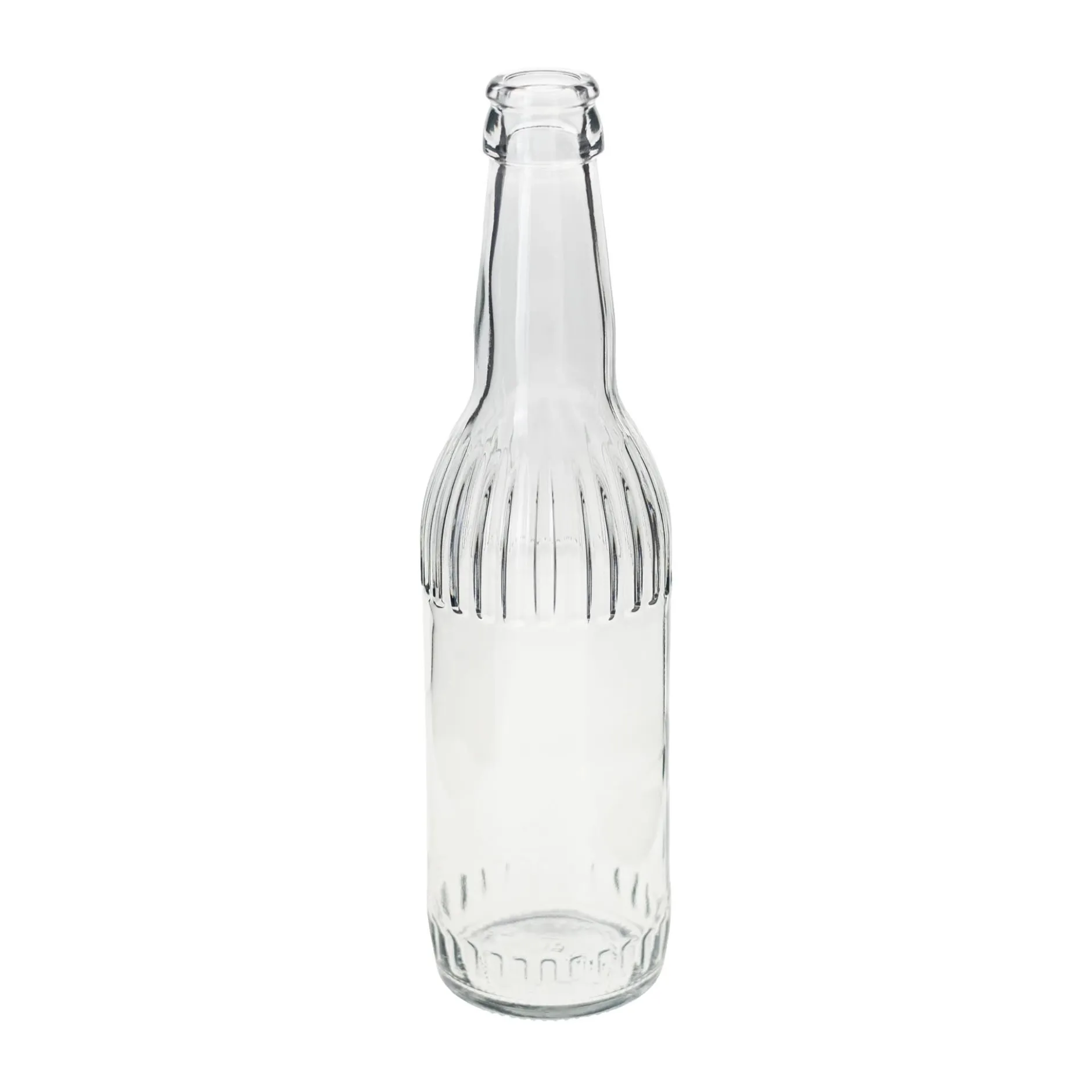 Glasflasche 'Linea' 330 ml mit Kronkorkenmündung