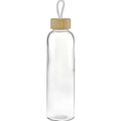 Glasflasche 700 ml mit Bambusdeckel