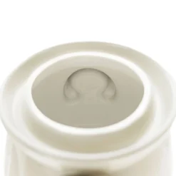 Gärtopf 3 Liter creme-weiß mit Beschwerungssteinen