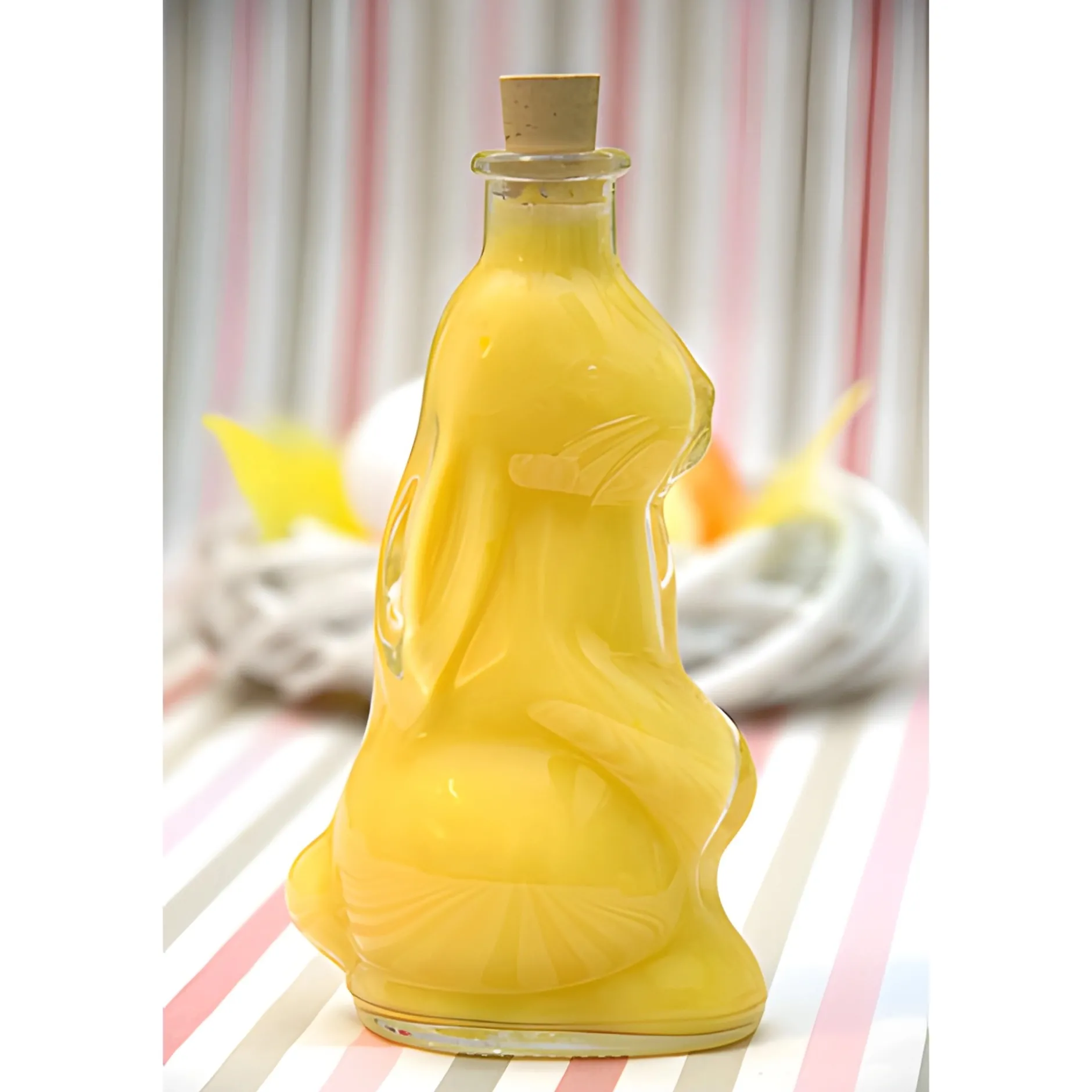 Hasenflaschen 200 ml mit Deko, 3er Set