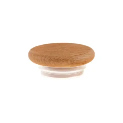 Holzdeckel Ø 56 mm mit Dichtung