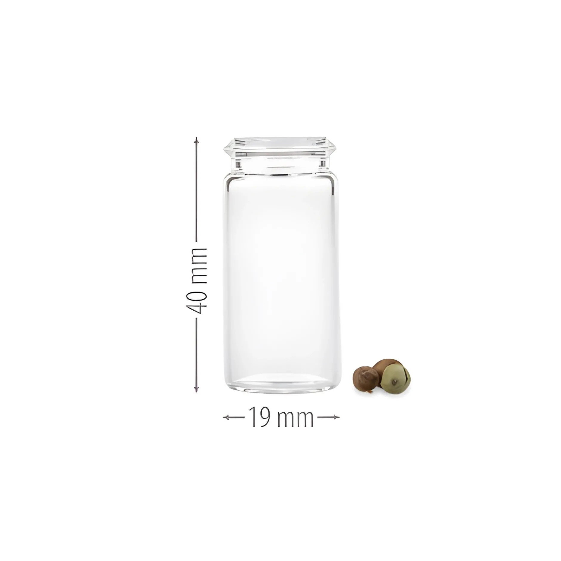 Kleine Glasflasche 5 ml, 12er Set