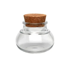 Korkenglas 40 ml bauchig