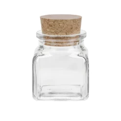 Korkenglas 120 ml quadratisch