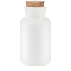 Korkenglas 300 ml weiß matt beschichtet