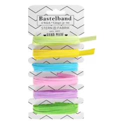 Papierbast 6 x 5 m, 20 mm, 6-farbig