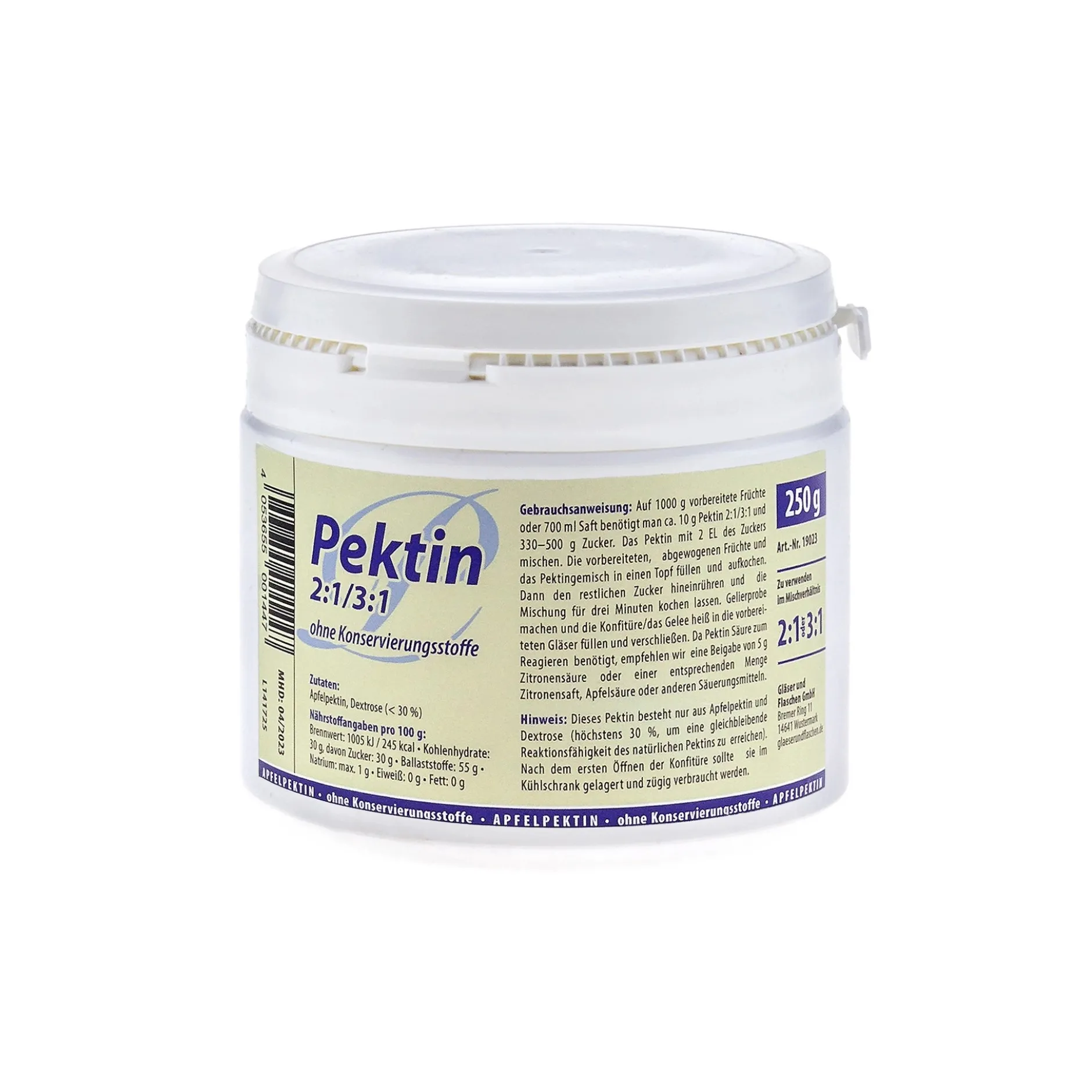 Pektin 2:1 / 3:1, 250 g