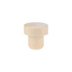 PE-Stopfen 22 mm mit Holzscheibe Ø 34 mm
