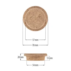 Pilzkorken 54/57 mm, auch für WECK RR 60