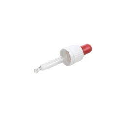 Pipette DIN 18 mit Originalitätsring weiß 60 mm
