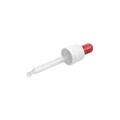 Pipette DIN 18 mit Originalitätsring weiß 77 mm