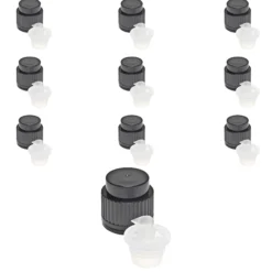 PP 28 Ausgießer schwarz mit Originalitätsring, 10 Stück