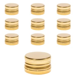 PP 31,5 gold Aluminium mit Originalitätsring, 10 Stück