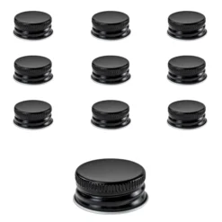 PP 28 schwarz Aluminium, 10 Stück