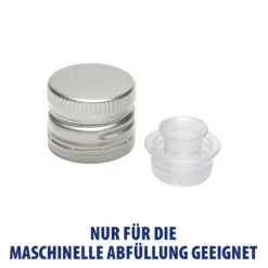 PP 31,5 silber Aluminium mit Ausgießer und Originalitätsring