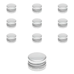 PP 28 silber Aluminium mit Originalitätsring, 10 Stück
