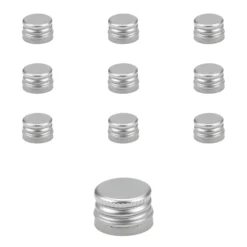 PP 18 silber Aluminium mit Originalitätsring, 10 Stück