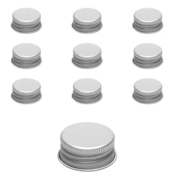 PP 28 silber Aluminium, 10 Stück