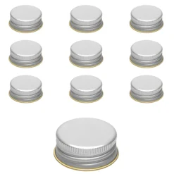 PP 31,5 silber Aluminium, 10 Stück