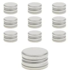 PP 24 silber Aluminium, 10 Stück