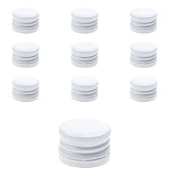 PP 28 weiß Aluminium mit Originalitätsring, 10 Stück