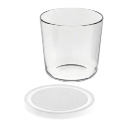 Servierglas 'Igloo' 750 ml mit Deckel, weiß