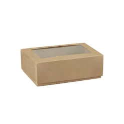 Sichtfensterschachtel 165 x 110 x 55 mm natur